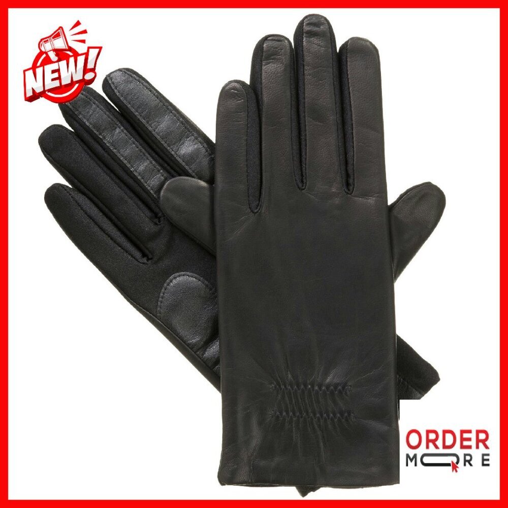 Touchscreen Gloves Genuine Leather Stretch Fit Cold Weather